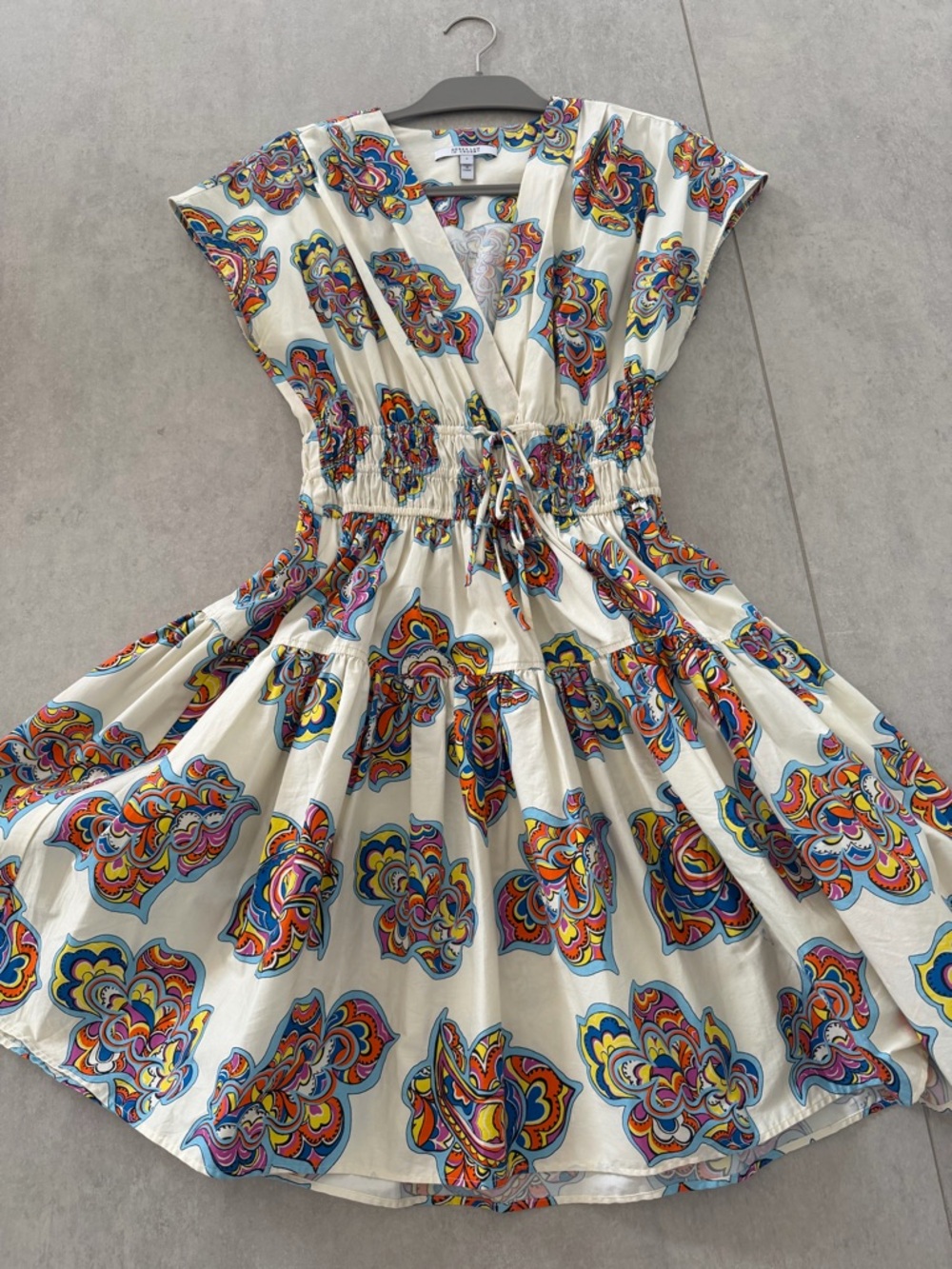 Women’s Multicolor Floral Print Tiered Dress